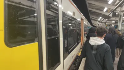 A London Overground train.