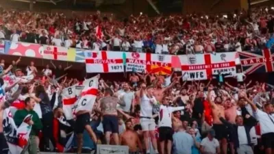 England fans face being kicked out of stadium for chants during World Cup, the chant being “He’s fat… with piles… he’s in the Epstein files… Trump the cuuunt… Trump the cuuuunt!”