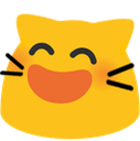 Emoji blobcatlaugh