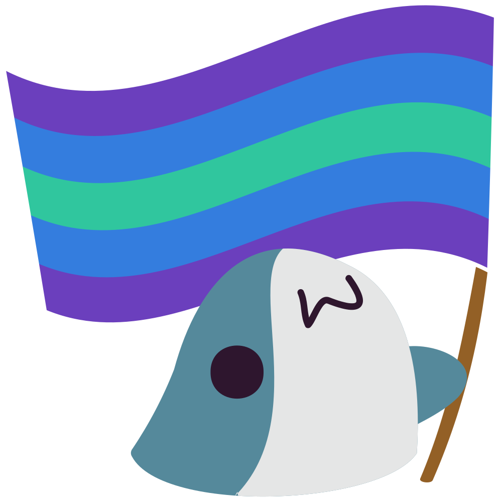 Emoji blobhaj_flag_plural