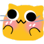 Emoji blobCat_googly_blush