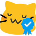 Emoji blobCat_verified_badge