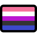 Emoji genderfluid_flag