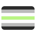 Emoji agender_flag