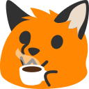 Emoji blobfoxcoffee
