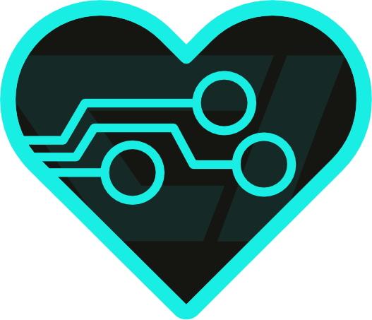 Emoji cyberheart_cyan