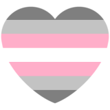Emoji DemiGirlHeart