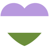 Emoji GenderqueerHeart