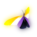 Emoji NonBinaryButterfly