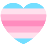 Emoji TransFemHeart