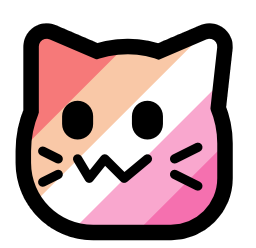 Emoji neocat_flag_lesbian