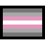 Emoji flag_demigirl