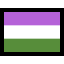Emoji flag_genderqueer