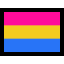 Emoji flag_pansexual