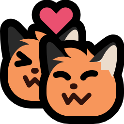 Emoji neofox_snuggle