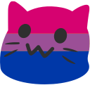 Emoji QueerCat_Bisexual