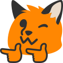 Emoji blobfoxfingerguns