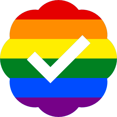 Emoji verified_pride