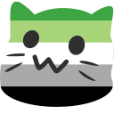 Emoji QueerCat_Aromantic