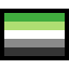 Emoji flag_aromantic