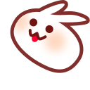 Emoji hopping_bunny_tongue