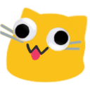 Emoji blobcat_googly2