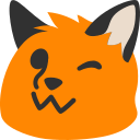 Emoji blobfoxwink