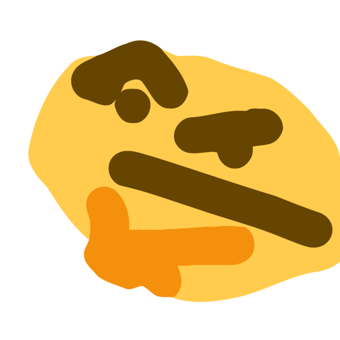Emoji thonking