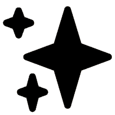 Emoji black_sparkles