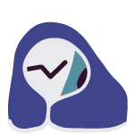 Emoji BlobhajBlanketBlue