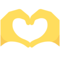 Emoji heart_hands