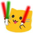 Emoji cat_cheer
