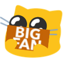 Emoji cat_fan