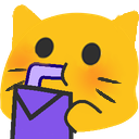 Emoji cat_sip