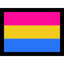 Emoji flag_pansexual