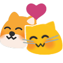 Emoji blobcatdogsnuggle
