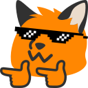 Emoji blobfoxdealwithitfingerguns