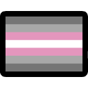 Emoji demigirl_flag