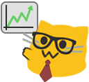 Emoji blobcat_business