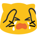 Emoji blobcat_notlikethiscry