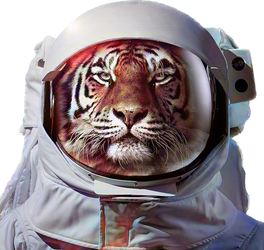 Emoji spacetiger