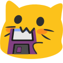 Emoji blobcatfloppy