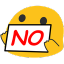 Emoji blob_sign_no