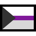 Emoji flag_demisexual