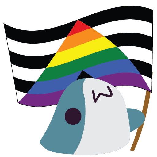 Emoji Blobhaj_Flag_Straight_Ally