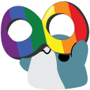 Emoji Blobhaj_Flag_Autism