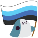 Emoji Blobhaj_Flag_TransMasc
