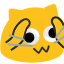 Emoji BlobCat_Googly_NotLikeThis